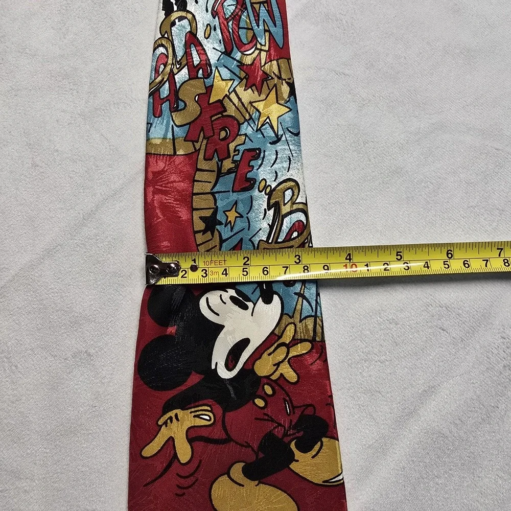 Mickey Unlimited Mickey Mouse Comic‎ Style Tie 59x3.5 Vintage